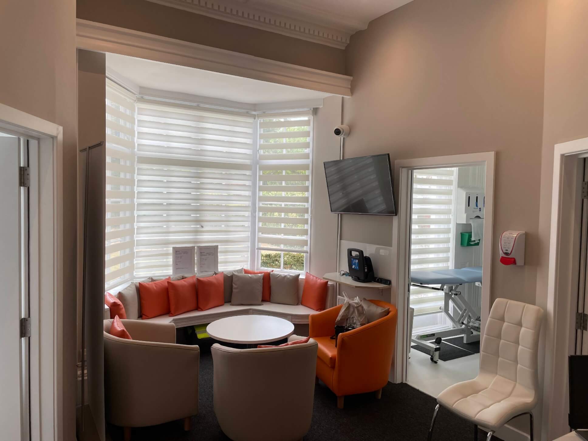 Waiting room at Edgbaston Eye Consultants private clinic in Birmingham